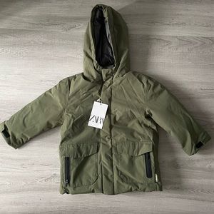 NWT Zara Toddler Boys Coat size 3-4T
